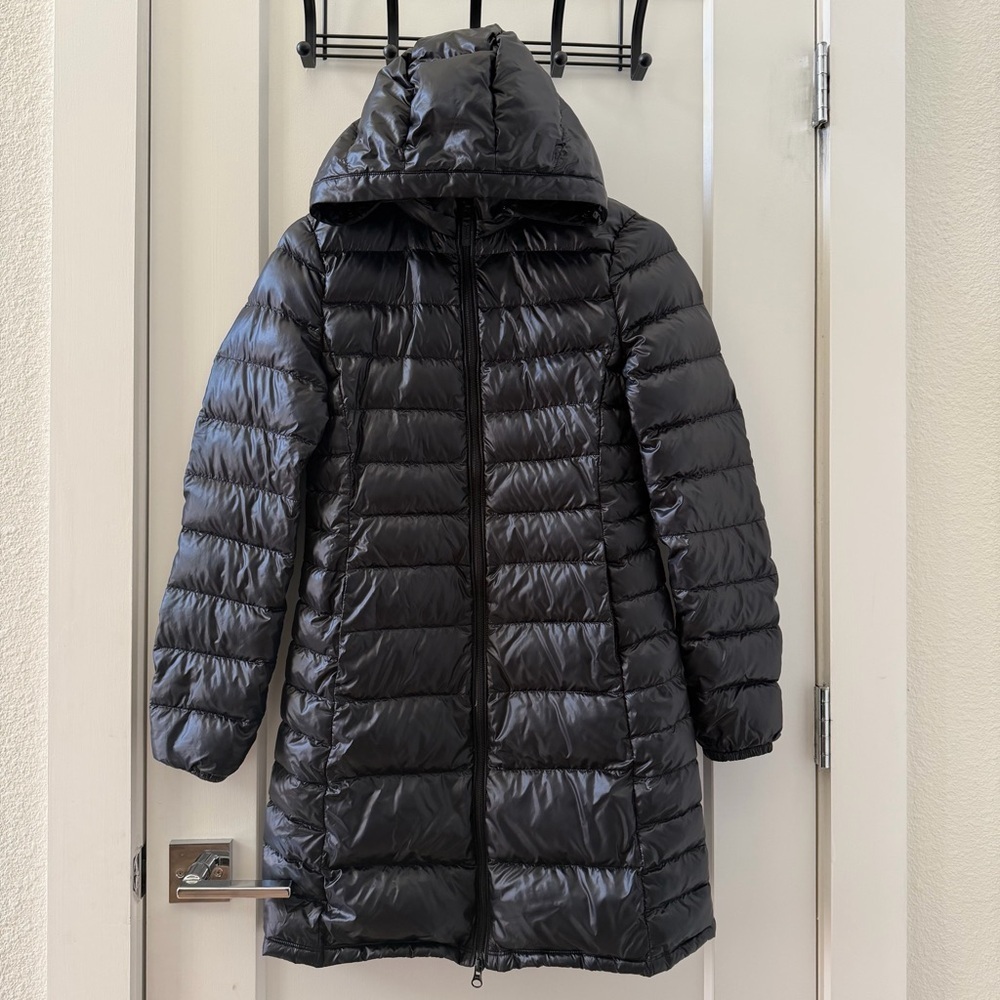 Uniqlo Premium Down Ultra Light‎ Puffer Black Coat Size S